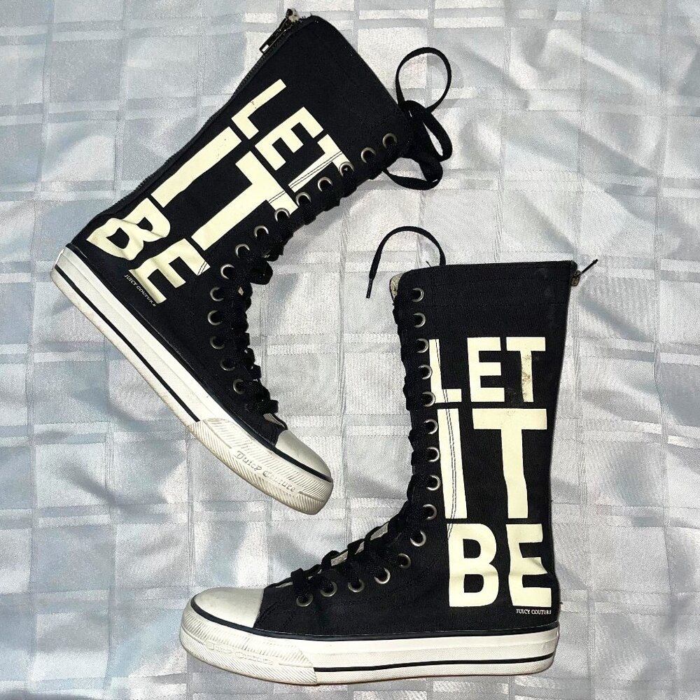 Juicy Couture festival ready sneaker boots 7.5